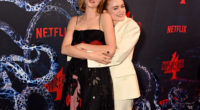 BROOKLYN, NEW YORK - MAY 14: Maya Hawke and Sadie Sink attends Netflix's "Stranger Things" Season 4 New York Premiere at Netflix Brooklyn on May 14, 2022 in Brooklyn, New York. (Photo by Bryan Bedder/Getty Images for Netflix)