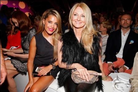 attends the Marc Cain show during the Mercedes-Benz Fashion Week Spring/Summer 2015 at Erika Hess Eisstadion on July 10, 2014 in Berlin, Germany.