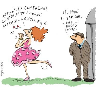 Sergio Staino_vignetta Verdi risate