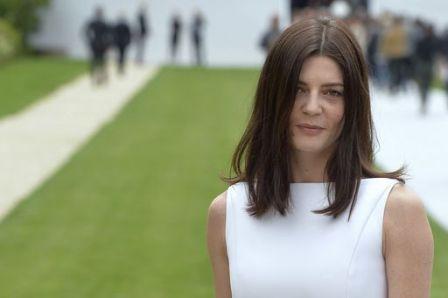 French actress Chiara Mastroianni  poses upon arrival prior to attend Christian Dior  2014/2015 Haute Couture Fall-Winter collection fashion show on July 7, 2014 in Paris. AFP PHOTO / MIGUEL MEDINA