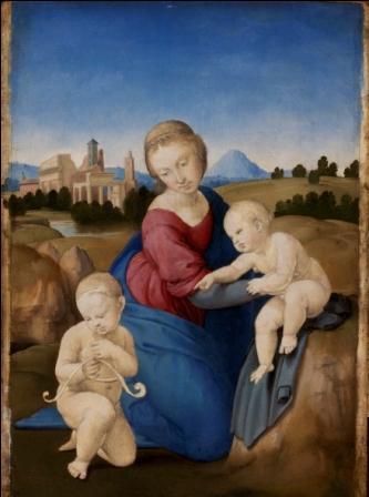 Madonna and Child with the Infant Saint John "The Eszterhazy Mad
