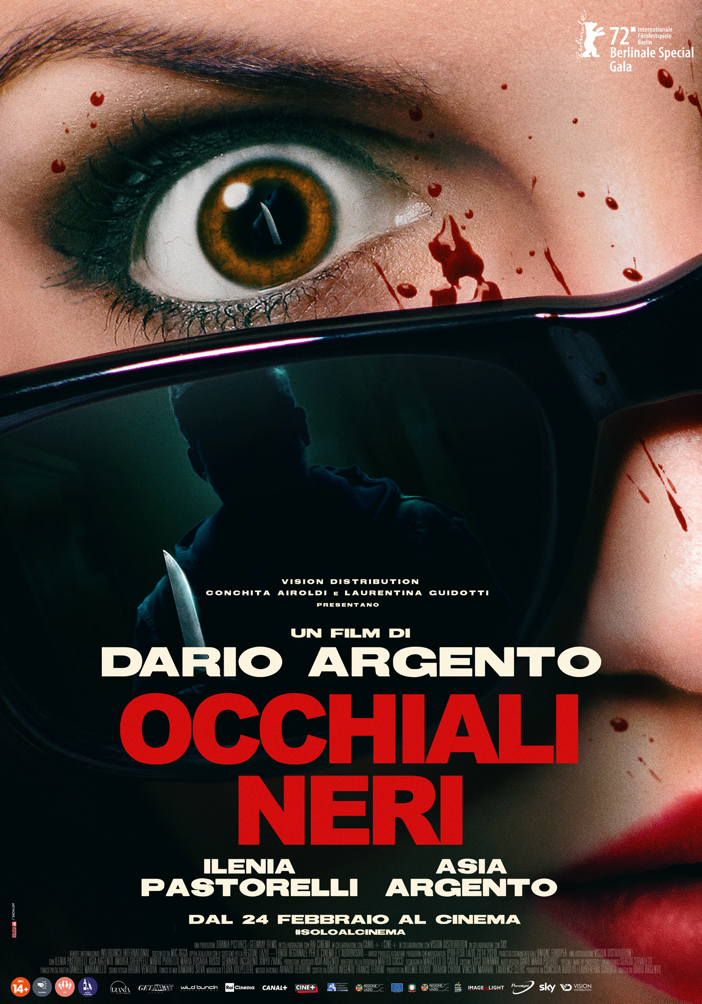 Occhiali Neri di Dario Argento_Il poster